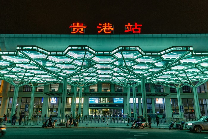 工程名称：和记APP官网-贵港高铁站广场ETFE膜结构雨棚