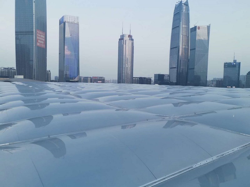 和记APP官网-东莞市民中心ETFE膜结构气枕屋面