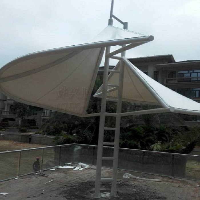 和记APP官网-广东珠海五洲泳池膜结构遮阳棚工程