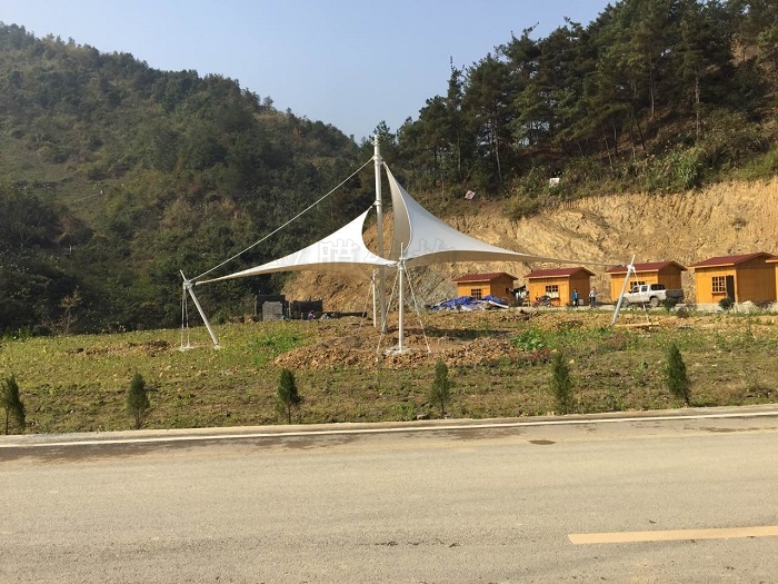 和记APP官网-贵州罗甸景观张拉膜结构工程